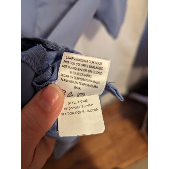 Grey's Anatomy By Barco Baby Blue Men's Size Medium Multi Pockets - Picture 6 of 11